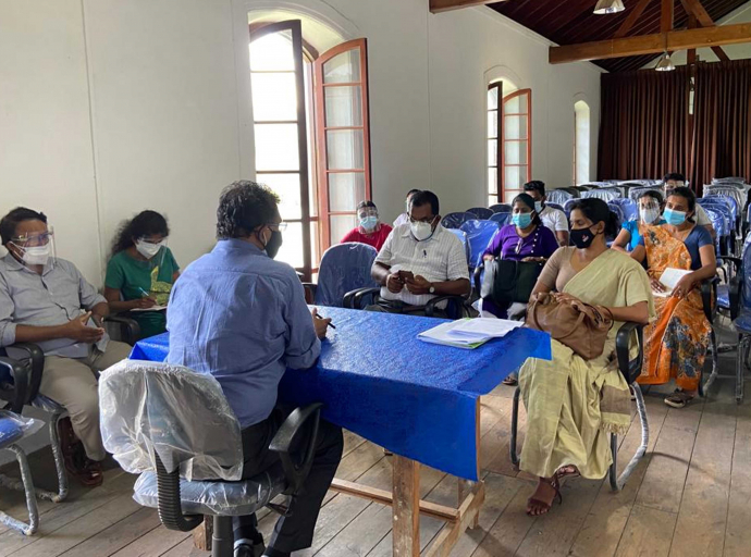 Meeting at  “Royal Bath House (Ulpange) in Kandy”